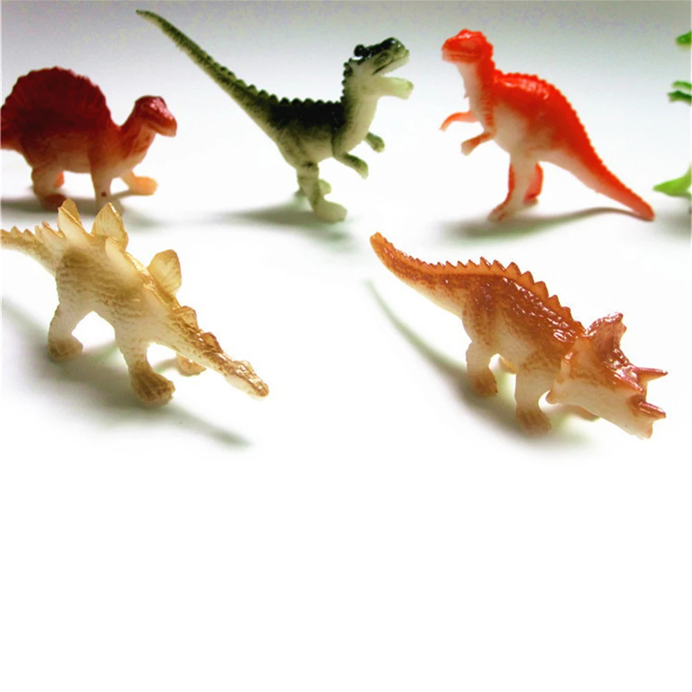 8pcs/lot Plastic Dinosaurs Animals Model Toys Gifts Boys Kids Hobbies