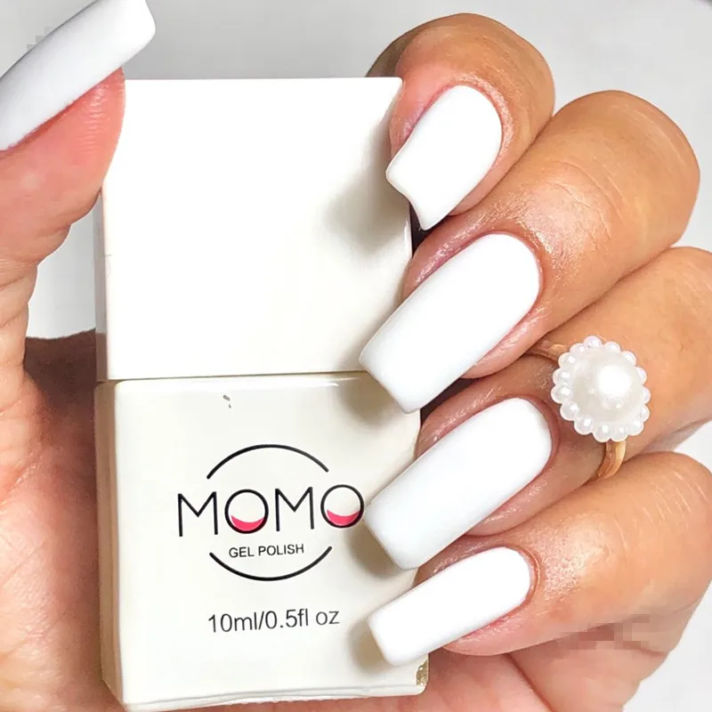 Momo 10 ml Gel esmalte de uñas barniz Color fresco Vernis Semi permanente manicura para arte de uñas remojo UV esmalte de uñas puro híbrido Momo 10 ml Gel esmalte de uñas barniz Color fresco Vernis Semi permanente manicura para arte de uñas remojo UV esmalte de uñas puro híbrido