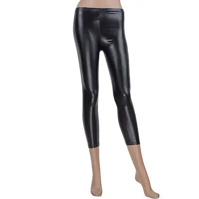 Black silky leggings Clearance