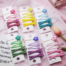 5pcs/lot Hair Clips for Baby Girls Hairband Foil Sequins Hairpins Barrettes Cute Baby Hair Accessories