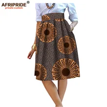 Летняя Оригинальная одежда в африканском стиле, миди юбка для женщин, индивидуальный заказ, высокое качество, батик, хлопок, женская одежда A722704