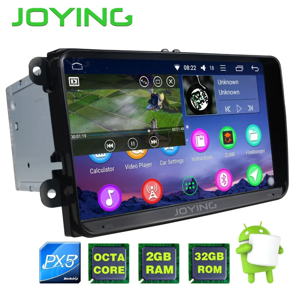 

Joying 8" 4G RAM 2 din Car Multimedia Player universal head unit autoradio built in DSP SC9853I DSP GPS Navigation audio stereo