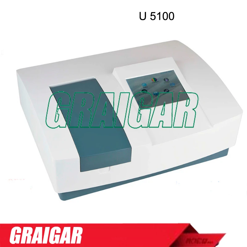 U5100 Double Beam Scanning UV Vis Spectrometer ต่ำ Stray Light โคมไฟคู่