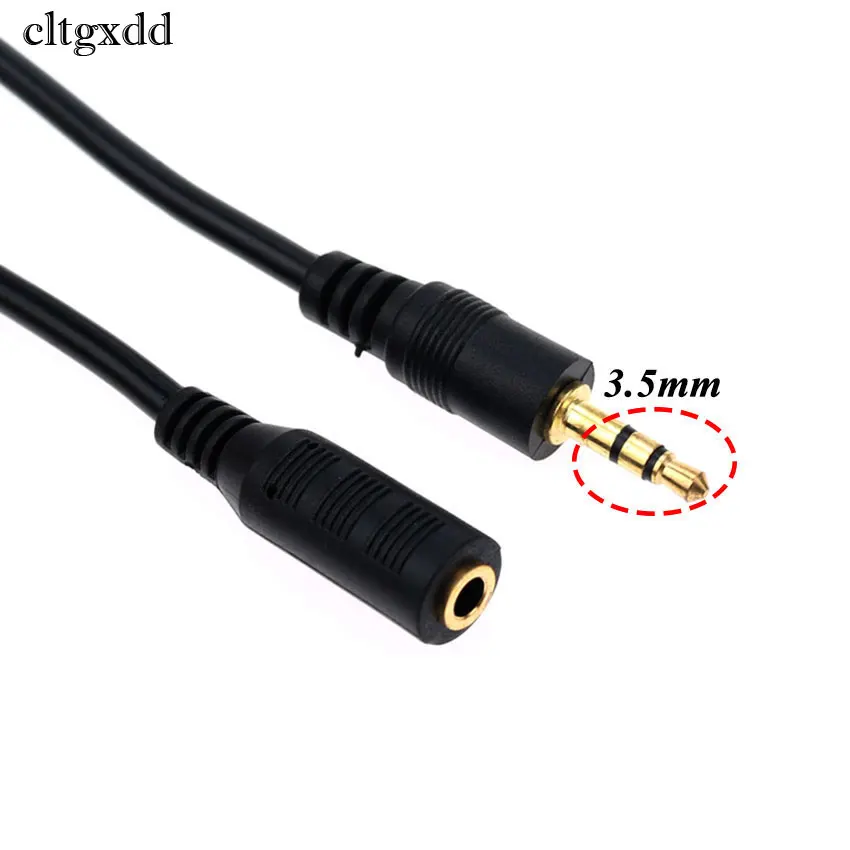 Cltgxdd 3.5mm Audio Extension Cable Male To Female Aux Cable 3 Poles