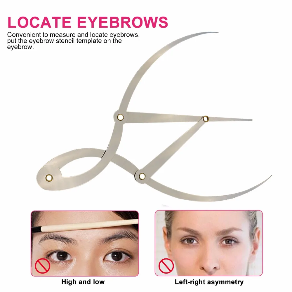 

Golden Proportional Ruler Microblading Accurate Ruler Model Template Reusable Design Eyebrows Styling Tool