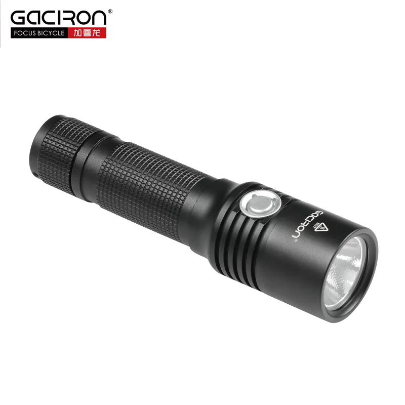 GACIRON Bicycle Bike Mini Portable Torch Light Cycling Headlight USB Rechargeable 860 Lumens With Battery And