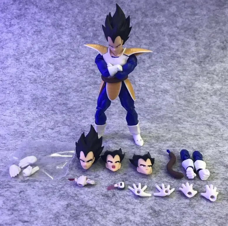 Аниме Dragon Ball Z Super Saiyan vegeta совместный подвижный ПВХ фигурка Коллекционная модель детская игрушка кукла 15 см