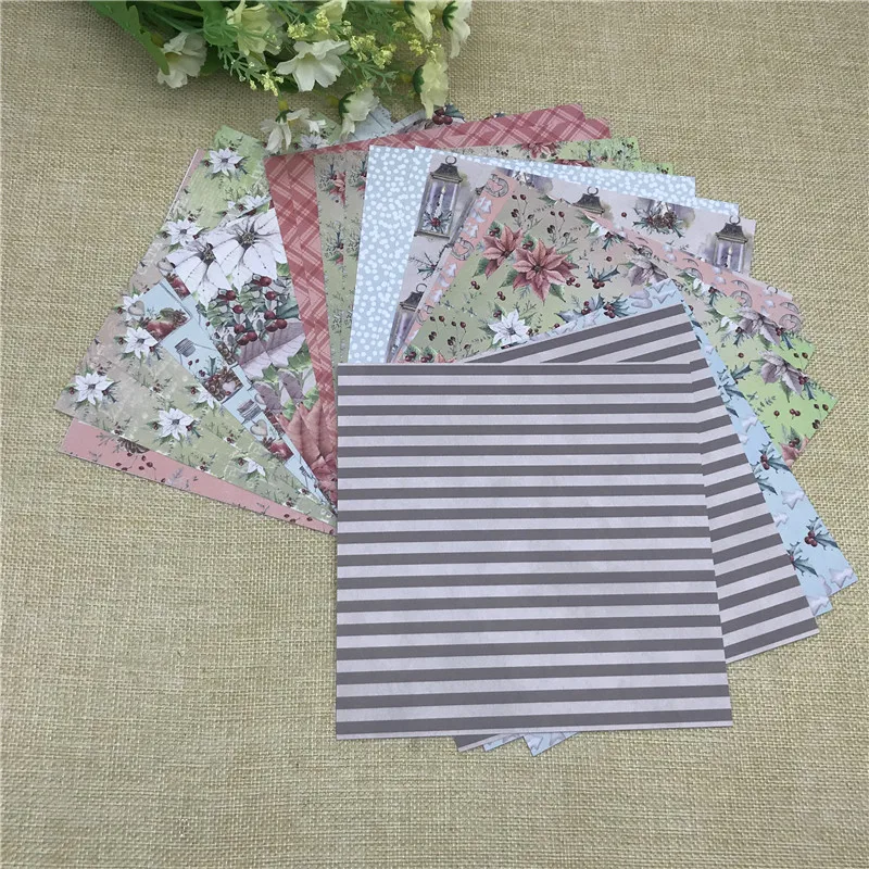 24 sheet 6"X6"Oh flowers day of the flower patterned paper Scrapbooking paper pack handmade craft paper craft
