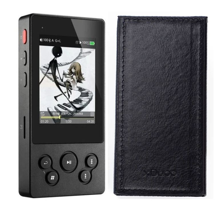 

XDUOO X3II X3 II with Leather case AK4490 Bluetooth Portable HD Lossless Music Player DSD128/Bi-directional USB port DAC