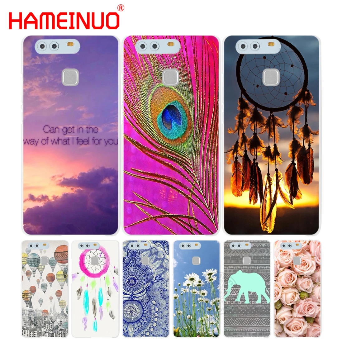 HAMEINUO чехол для телефона с изображением природных цветов животных huawei Ascend P7 P8 P9 P10
