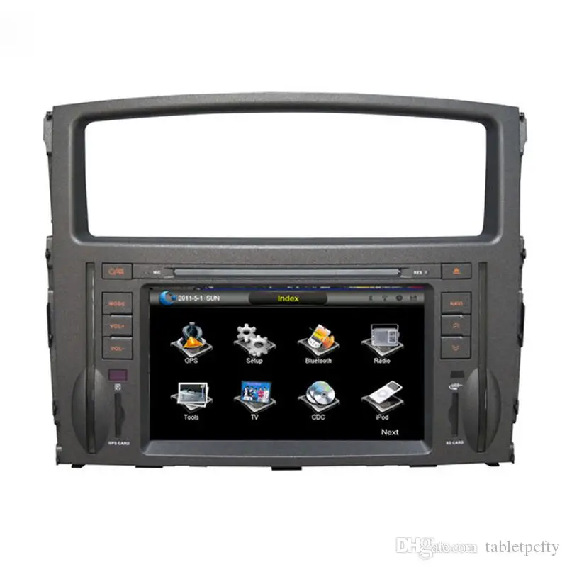Sale 7" in-dash Car DVD player with GPS(opt),Audio Radio stereo,USB/SD,AUX,BT/TV,Canbus,car multimedia headunit for mitsubishi pajero 1