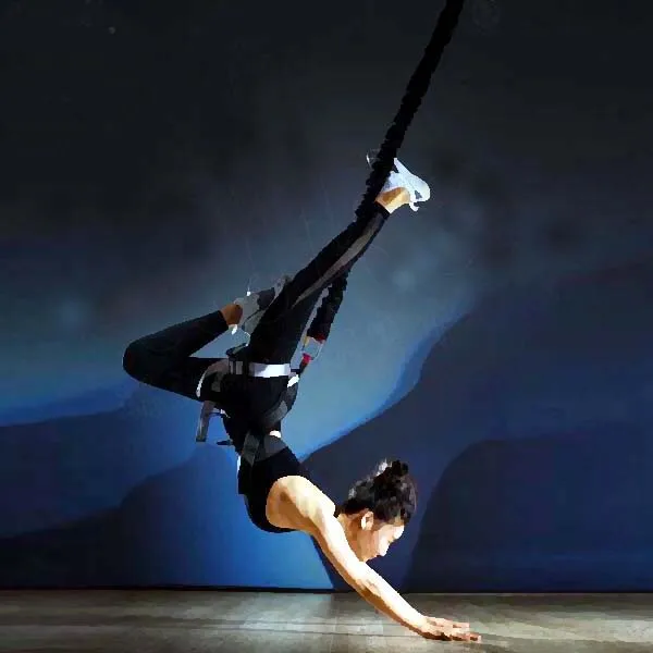 

Anti-Gravity Yoga Exercise Equipment 4D Bungee Dance Training Workout Trainer Gym Fitness Pro Resistance Band