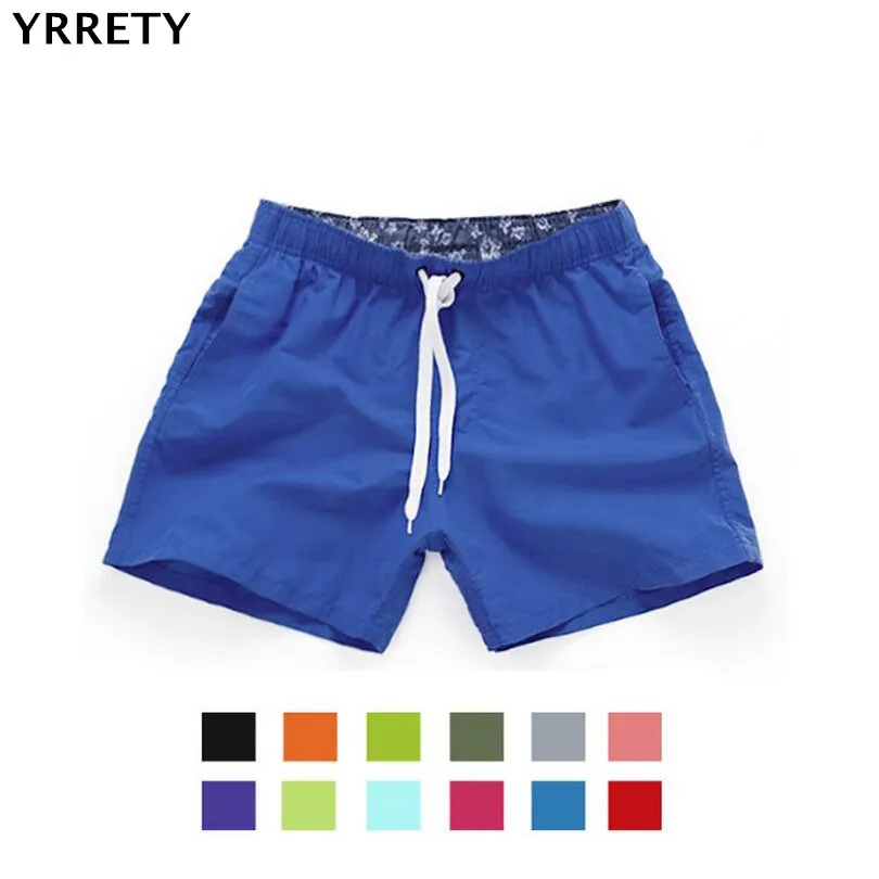 

YRRETY Pocket Quick Dry Swimming Shorts For Swimwear Women Swimsuit Swim Trunks Summer Bathing Beach Wear Surf Shorts