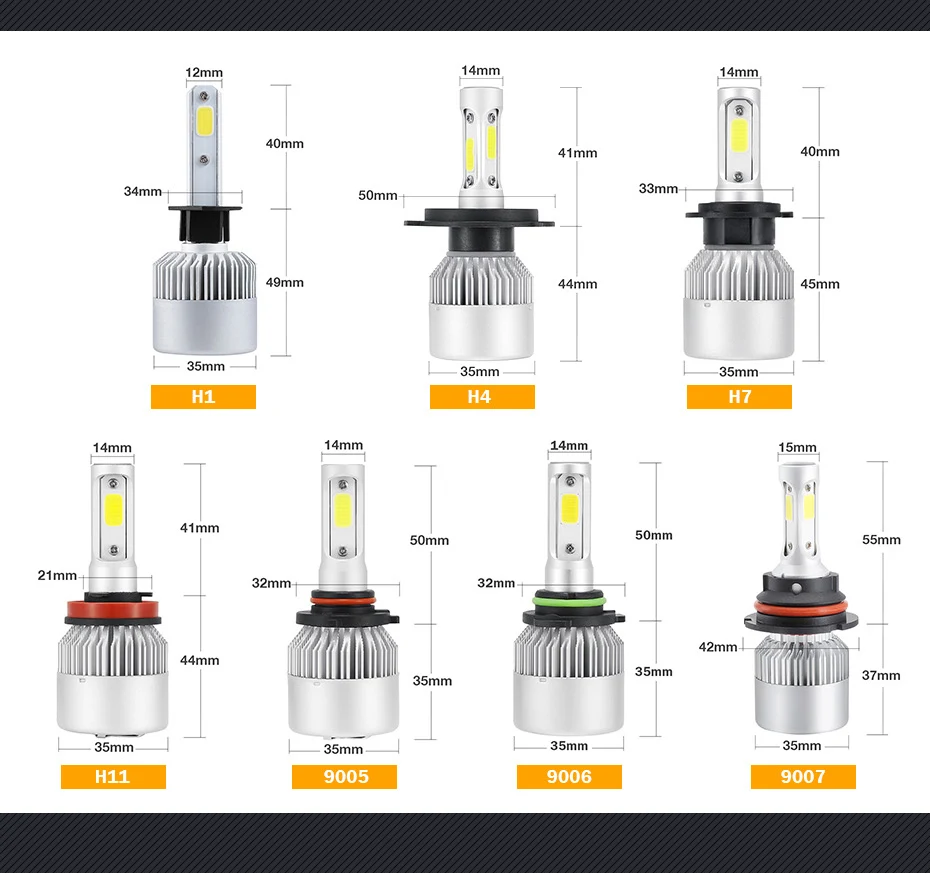 Светодиодные лампы для авто Н7 LED H4 H7 H11 удар водить автомобиль Фары для авто комплект 16000LM 110 Вт H7 LED 12 В 9005 9006 9007 6500 К авто спереди лампы света тумана автомобилей Стайлинг