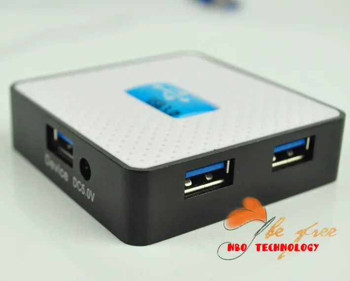 free shipping USB 3.0 Hub 4 Ports Super Speed 5 Gbps VL812 Chipset 2.0/1.1 with Cable &amp Power Free Shipping | Компьютеры и офис