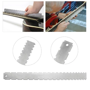 

Guitar Neck Notched Straight Edge Luthiers Tool for Most Electric Guitars Frets