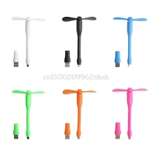 Portable Flexible USB Mini Cooling Fan Cooler For Android Phone Laptop Desktop #H029#