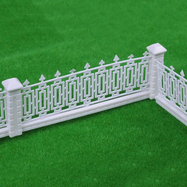 

Teraysun 2017 hot sale 1/100 scale construction model fence railing miniature plastic guardrail model for model scenery layout