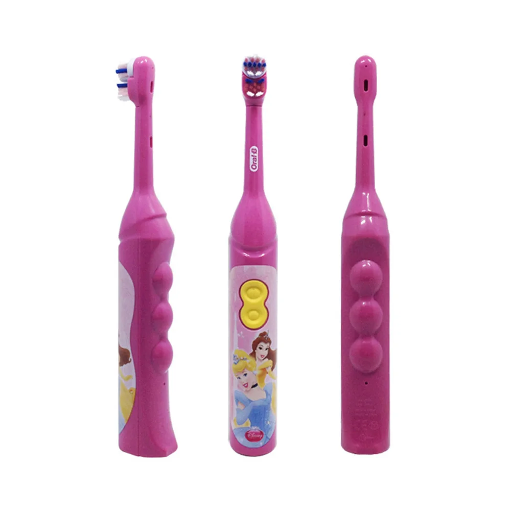 Escova de Dentes Oputed dos Desenhos Escova para a Criança Oral Crianças Elétrica Care Macio Cabeça Cerda Palco Energia Bateria Animados b 13 Oral b crianças escova de dentes elétrica