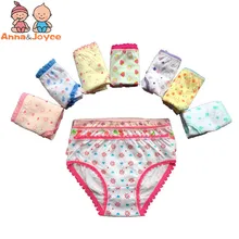 Горячие продажа 3 шт./лот baby дети девушки underwear трусы трусики короткие красочные трусики дети хлопок трусы
