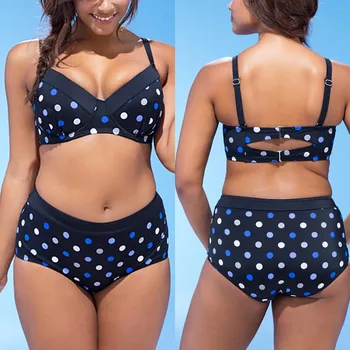 

KLV 2019 TOP Women's Bikini Solid Set Swimsuit Two Piece Filled Bra Swimwear Beachwear 1.15