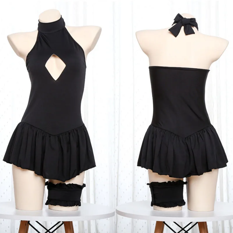 Игра Fate Stay Night cosplay черный комбинезон для девочек юбка платье полный комплект Dead