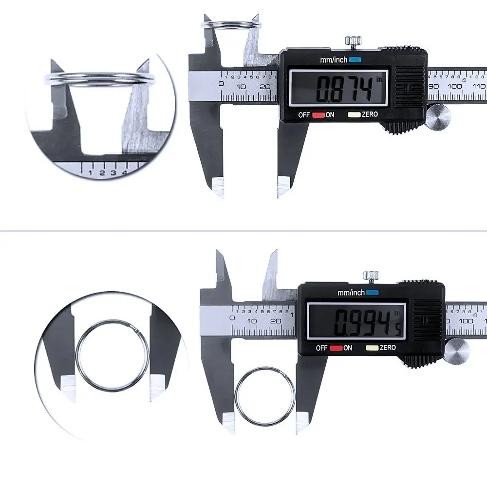 Цифровой метрический штангенциркуль с ЖК-дисплеем 0-6 дюймов/150 мм электронный измеритель глубины из нержавеющей стали измерительные инструменты