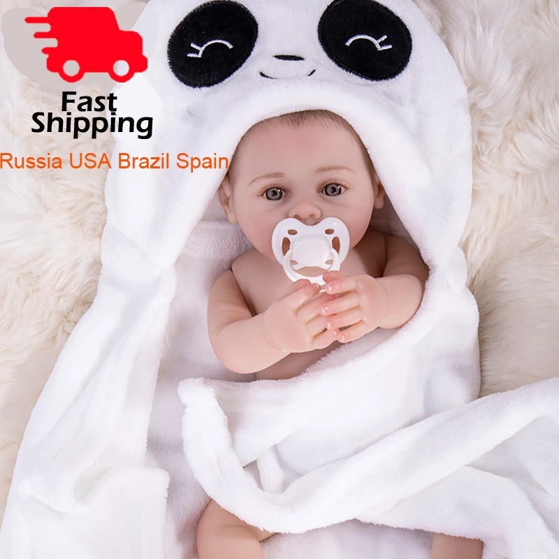 Bath Reborn, muñecos de bebé de cuerpo entero de silicona de vinilo para bebés recién nacidos, muñecas Boneca, juguetes Brinquedos para niños, regalos de cumpleaños - 1