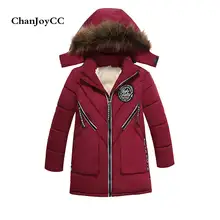 Brand ChanJoyCC Autumn Winter New Fashion Children’s Coat Kid Boys Long Sleeve Fashion With Pocket Thicker Outerwear Coat