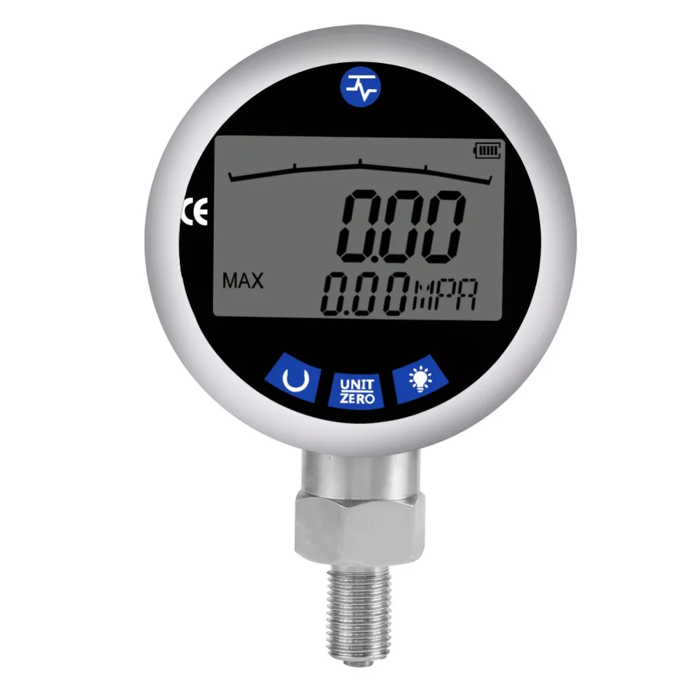 Digital Hydraulic Pressure Gauge 400BAR 0 40Mpa 10000PSI High Accuracy
