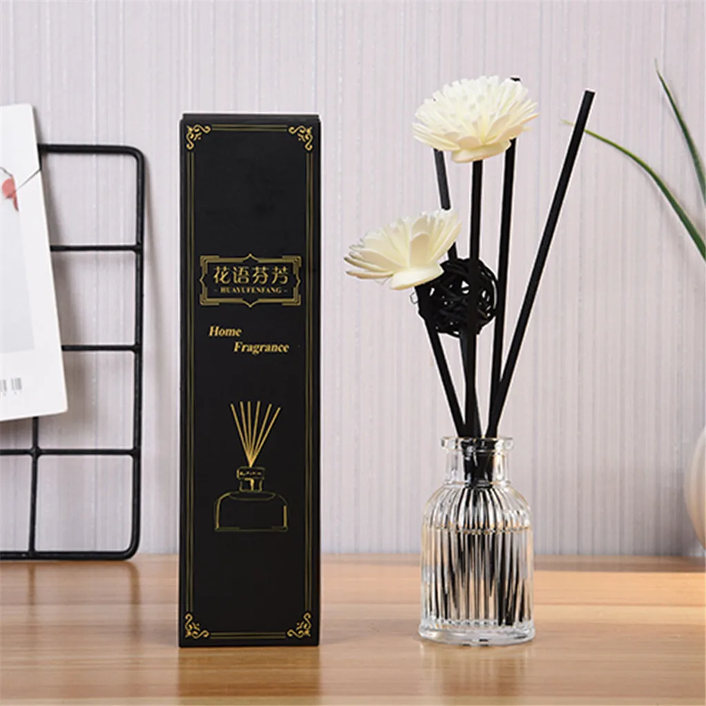 Reed диффузоры нефти с палочки из натуральных материалов Стекло бутылки и
