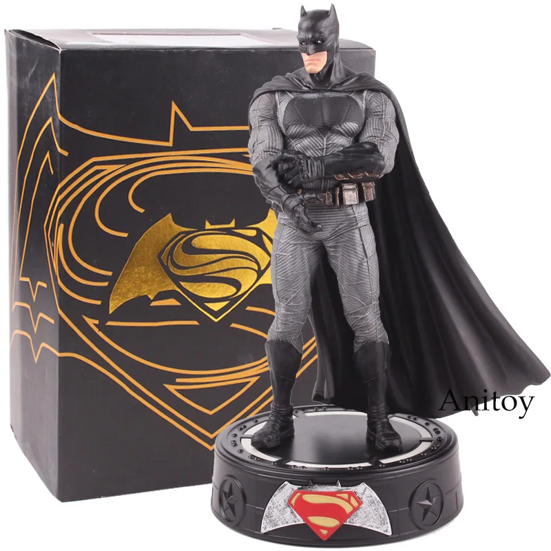 Бэтмен против Супермена на заре справедливости статуя Бэтмена со светодиодный светильник коллекционные вещи из ПВХ фигурка модель игрушки 22 см