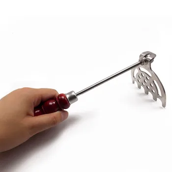 

stainless steel shrimp Lure rake 35cm length fishing tools