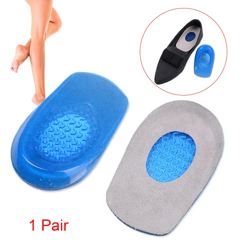 

1 Pair Heel Pad Pain Relief Support Cushion Silicone Gel Breathable For Outdoor Sport B2Cshop