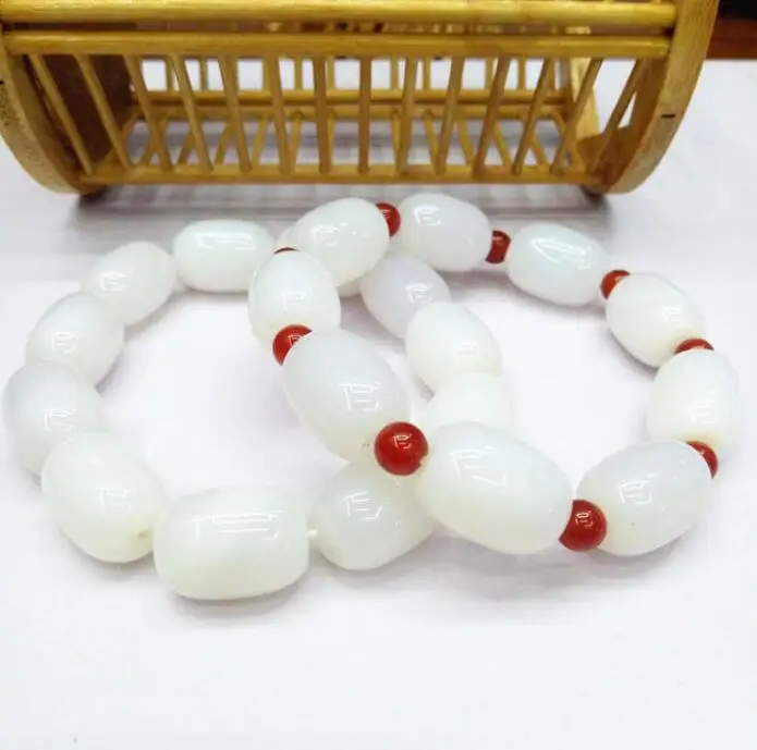 Bracelet++Trendy original hand ornament natural bucket Bead Bracelet DIY drum bead string stone | Украшения и аксессуары