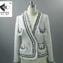 Hss0314 Для женщин Плетеный пальто с длинными рукавами