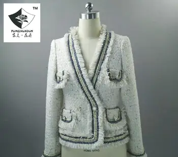 

HSS0314 Women Braided long sleeve coat