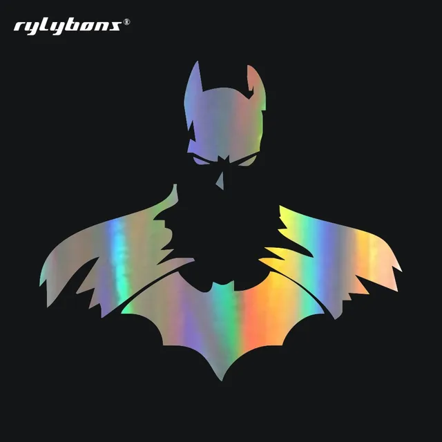 Cool Batman Car Stickers 12*11cm Batman DC Dark Knight Car Window Vinyl Decal Sticker Car
