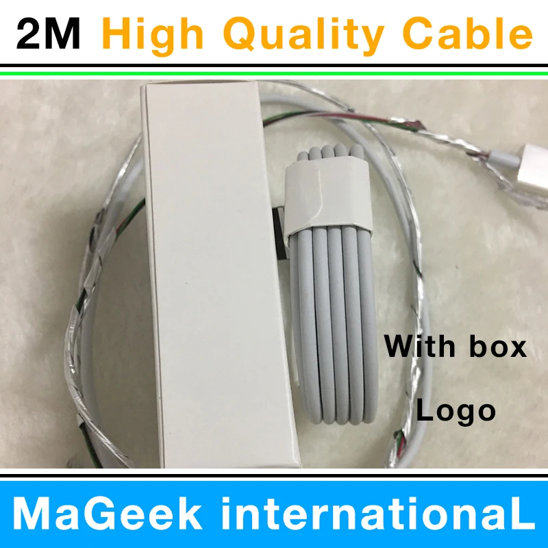 

10pcs/lot 2m/6ft OD 3.0mm High Quality USB Data Charger usb Cable aluminum foil For iphone 6S 7 plus 8 X XR XS MAX with box