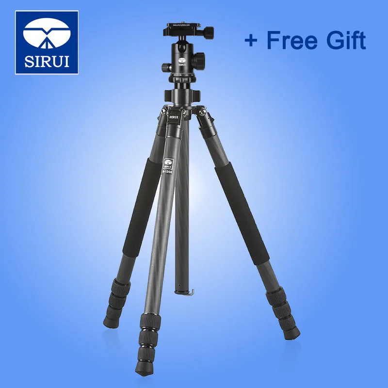 

Sirui DHL Free Professional Carbon Fiber Tripod kit + Ball Head for Canon Digital Camera Lightweight Stand 2.2KG R1204+G10KX