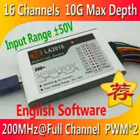 Kingst LA2016 USB Logic Analyzer 200M max,16 ช่อง,10B ตัวอย่าง,MCU, แขน,FPGA ดีบักเครื่องมือ,ภาษาอังกฤษ software