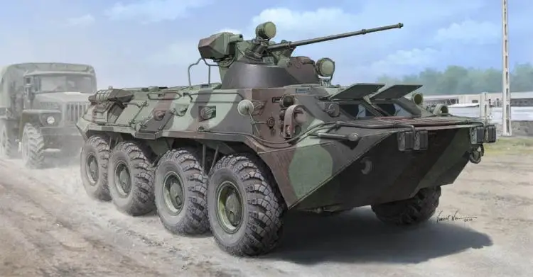 Модель Trumpeter 01595 1/35 русский BTR-80A APC