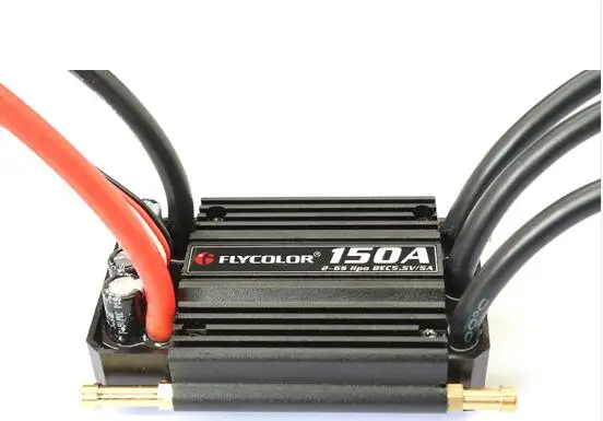 Flycolor 50A/70A/90A/120A/150A регулятор скорости бесщеточный ESC Поддержка 2-6S BEC 5,5 V/5A для модели корабля RC лодки