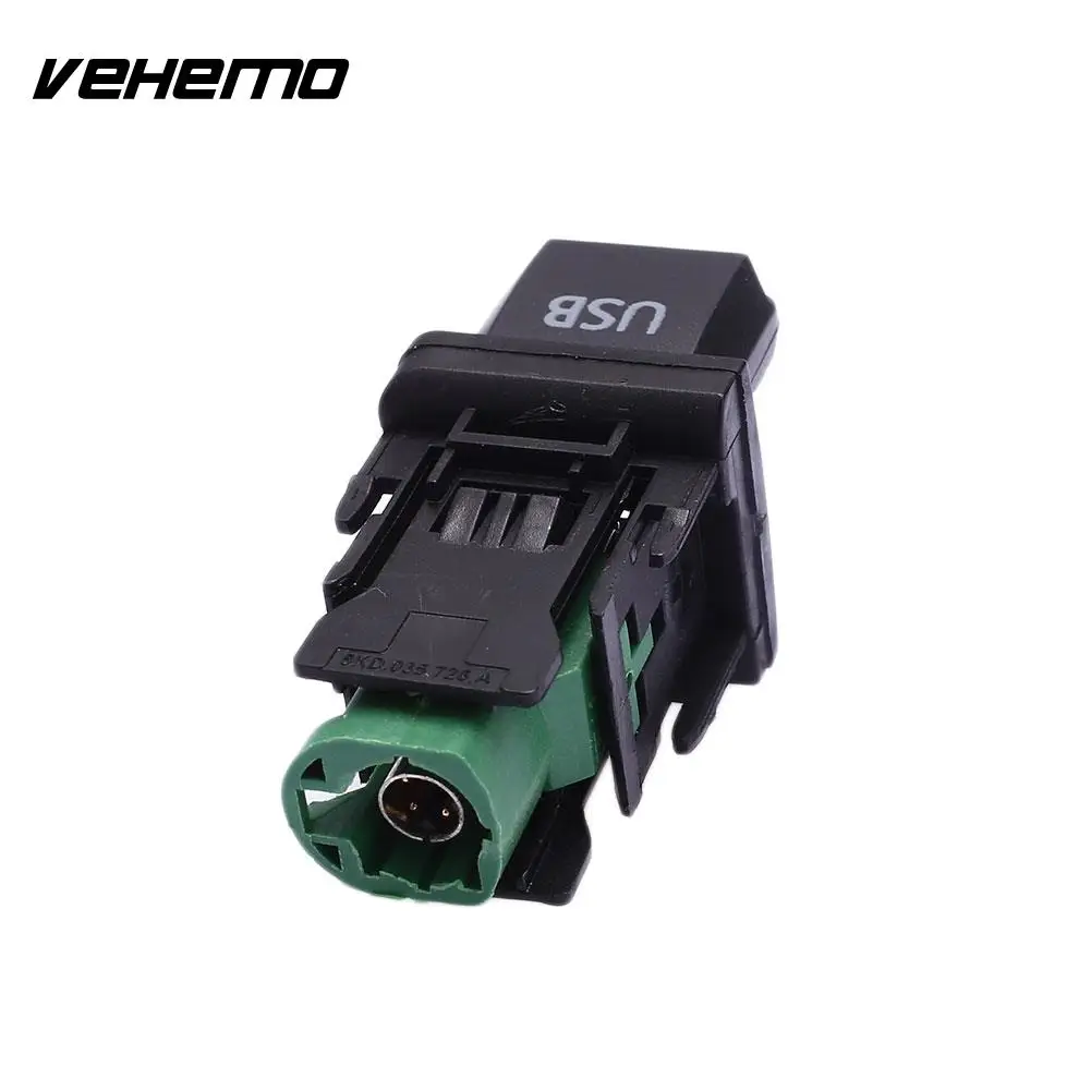 Vehemo черный USB кабель переключателя автомобильных переключатель AUX Универсальный