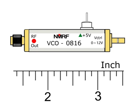 VCO-0816 80-160 МГц Радиочастотное напряжение управляемый-осциллятор, VCO, источник развертки, генератор сигналов