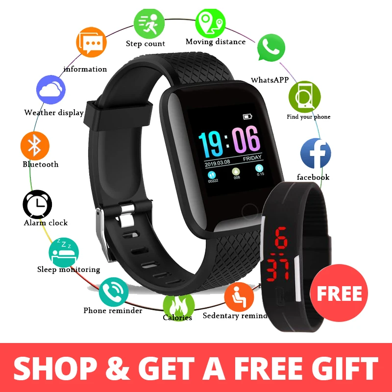 ساعة ذكية الرجال ضغط الدم Smartwatch النساء مراقب معدل ضربات القلب جهاز تعقب للياقة البدنية بلوتوث الرياضة الساعات لالروبوت IOS reloj
