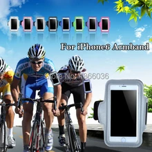 500 шт/партия Спортивная нарукавная повязка для занятий спортом Пояс мягкий кейс защитная сумка держатель для iPhone 6 4,7"