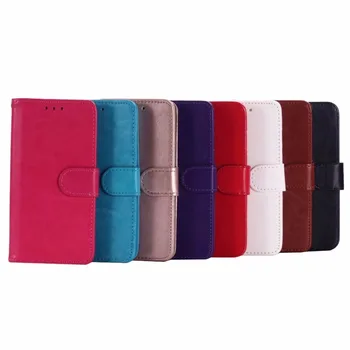 

100pcs/lot free shipping Crazy Horse PU Leather +Soft TPU Wallet case For iphone X With photo frame