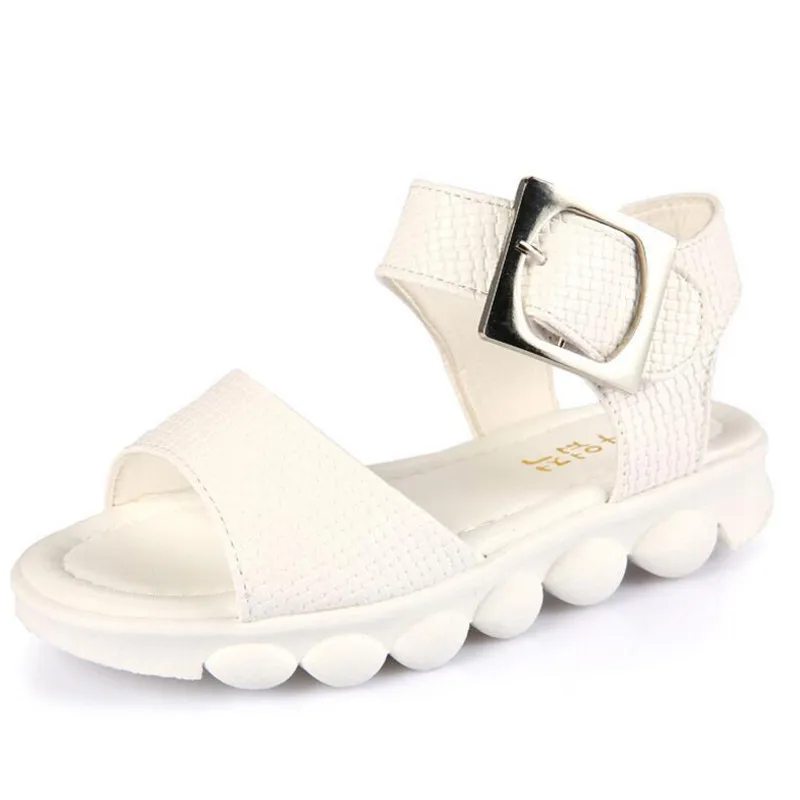 

Girls Sandals Summer Soft Beach shoes Fashion Comfort Children Sandals Princess Flat Student shoes 2018 New sandalies size 26-36