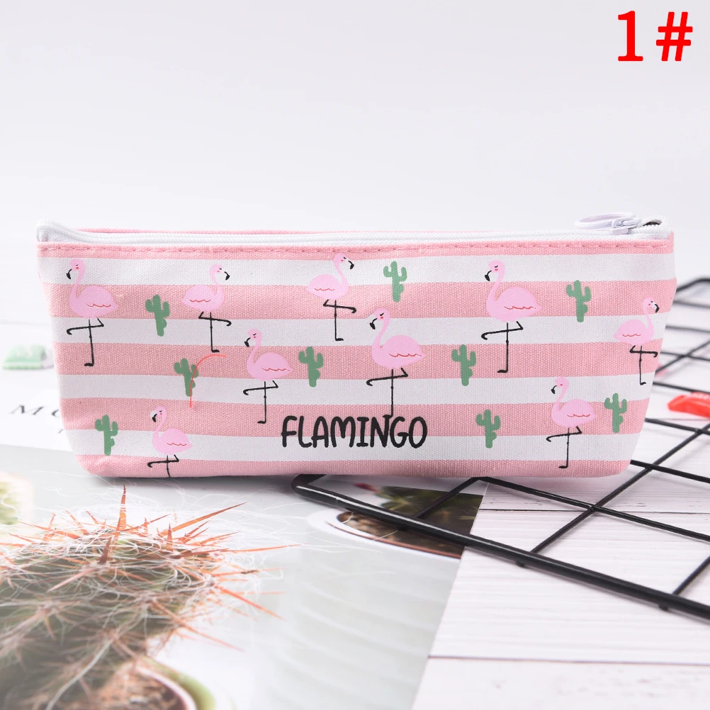 Школьные принадлежности Фламинго пенал КАЛЕМ Kutusu Estojo Эсколар Etui Pencilcase Kalemlik школы кактус Kawaii Estuches